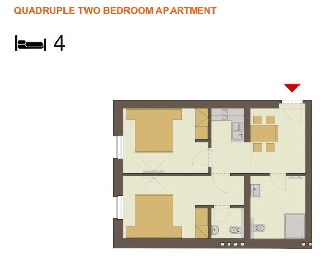 2 Bedrooms Comfort Apartment