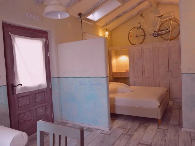 Studio with balcony and with view