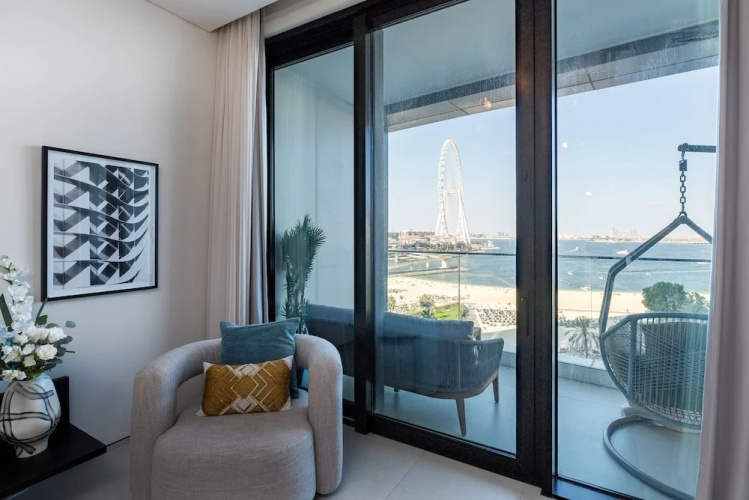 Stylish Address JBR 3BR w Ain Dubai View