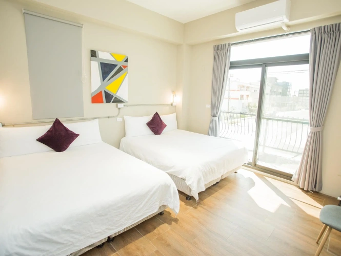 Standard Quadruple room with balcony