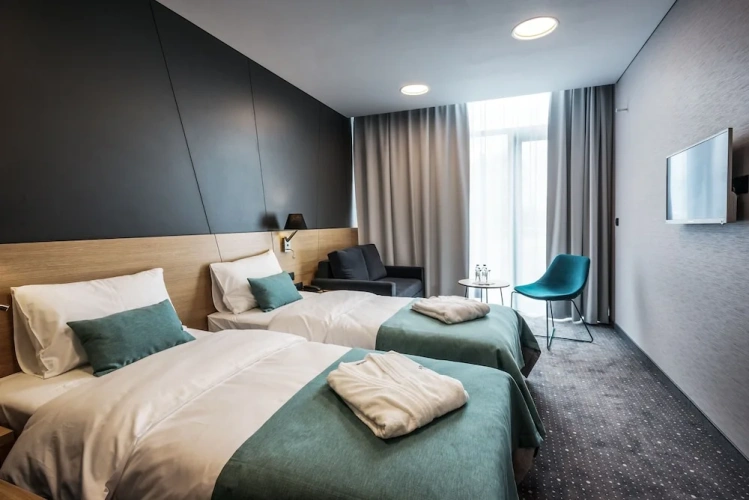 Comfort room with balcony
