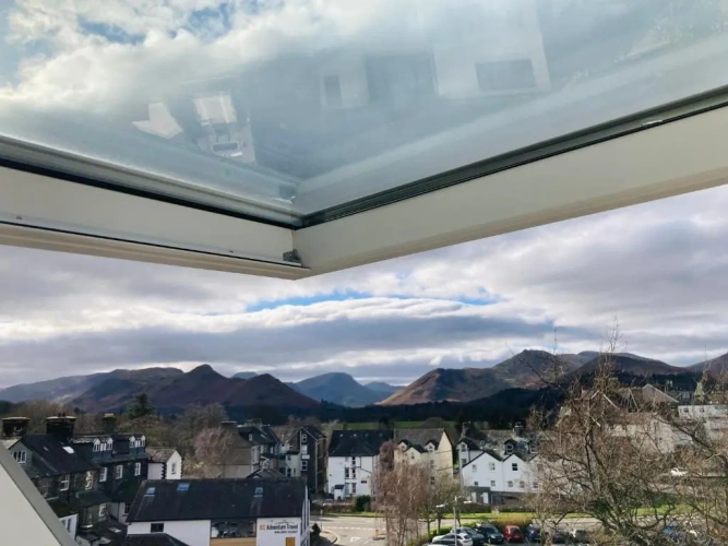 Apartment with mountain view