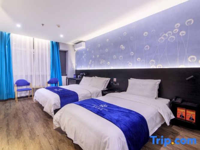 Standard Twin room with street view