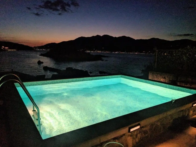 Villa with balcony and with view