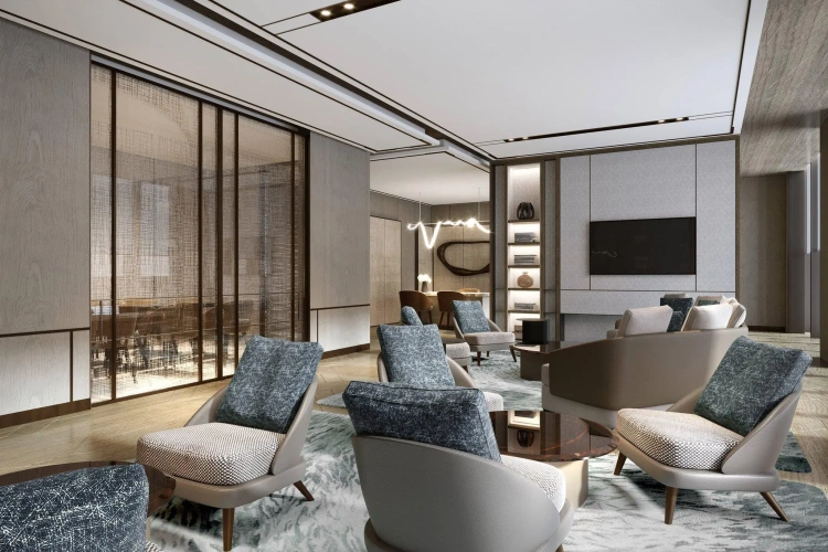 1 Bedroom Double Club Suite with river view