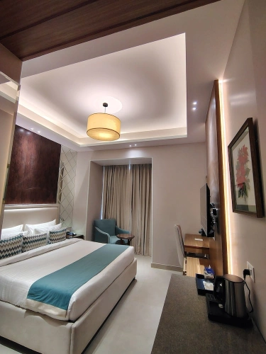 Superior Double room with balcony and with pool view