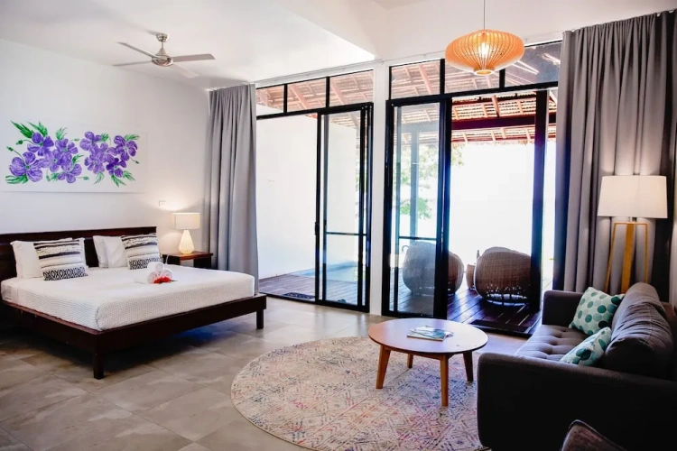 Executive Suite with balcony and beachfront