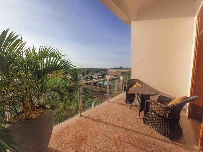 Deluxe Double room with balcony and with sea view