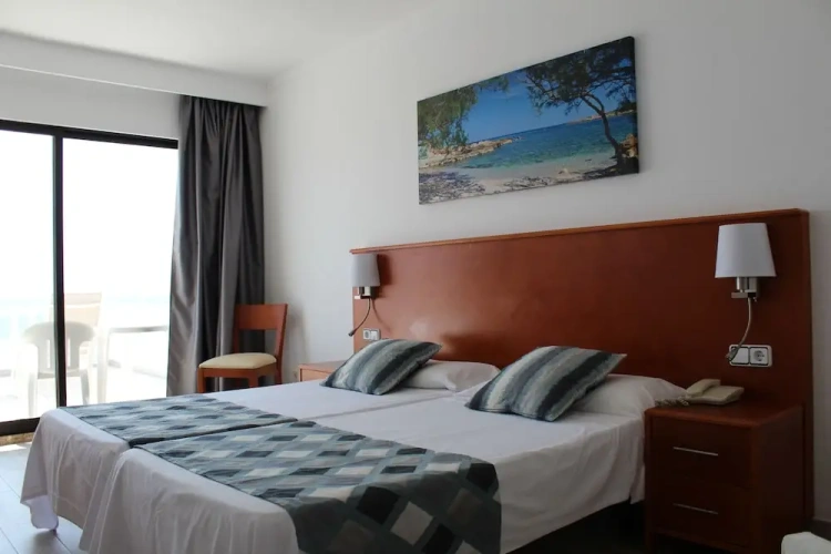 Standard Twin room with balcony and with sea view