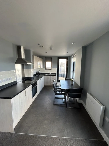 Business Apartment with balcony