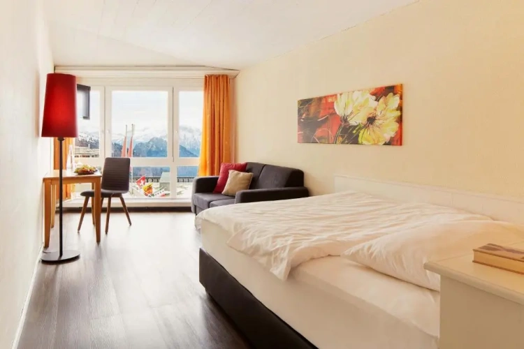 Single room with mountain view