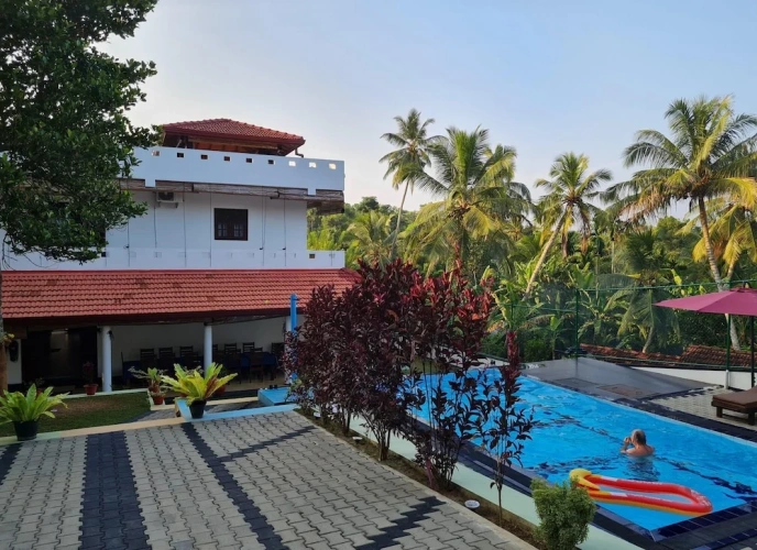 Villa with balcony