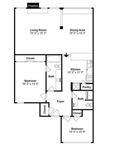 2 Bedrooms Standard room
