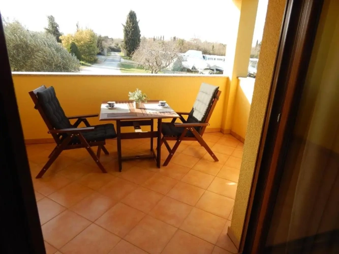 Studio with balcony and with view