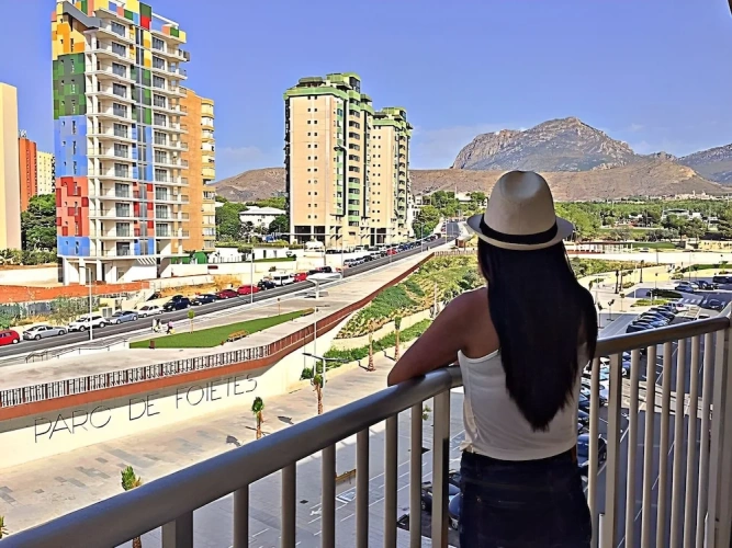 Standard Twin room with balcony and with park view