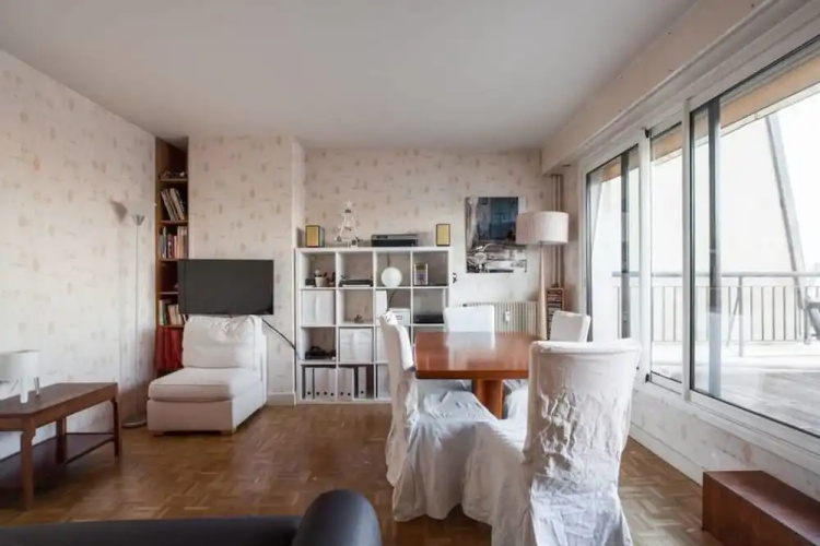 Cosy Flat With big Terrace for 6p - Eiffel Tower