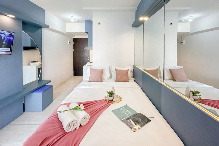 Restful Blue Studio At Suncity Residence