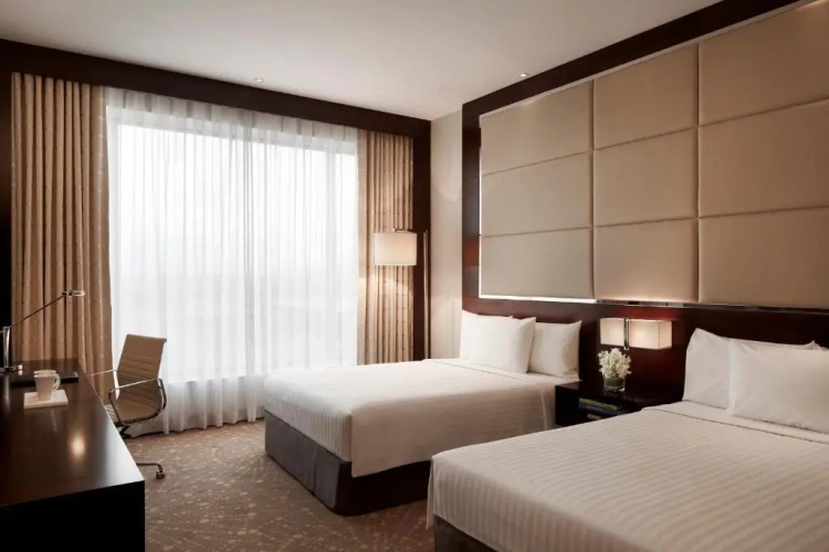 Standard Twin room with pool view