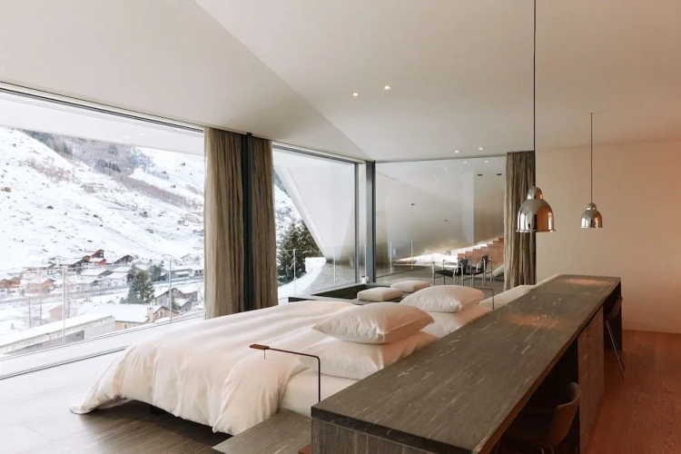 1 Bedroom Double Penthouse Suite with balcony and with mountain view