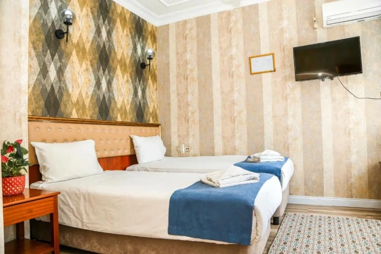 Twin room with sea view