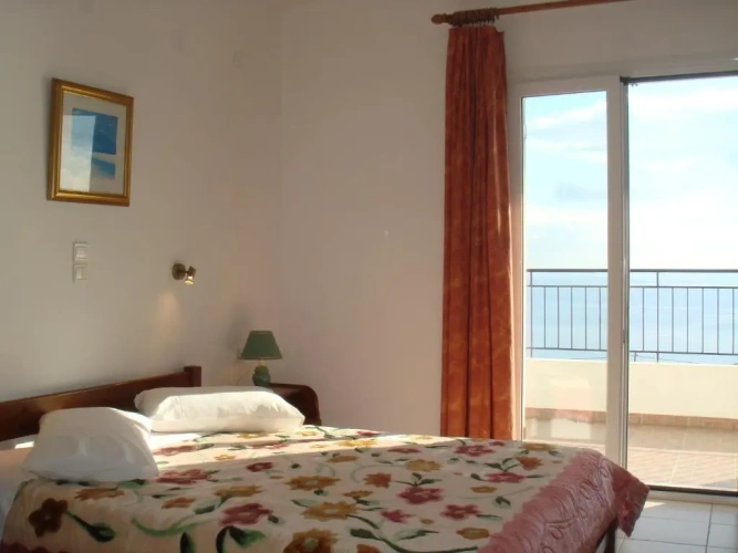 Apartment with balcony and with view