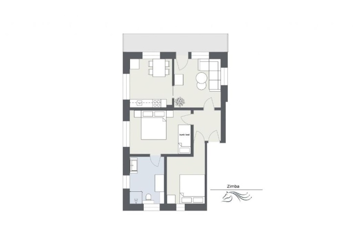 2 Bedrooms Apartment