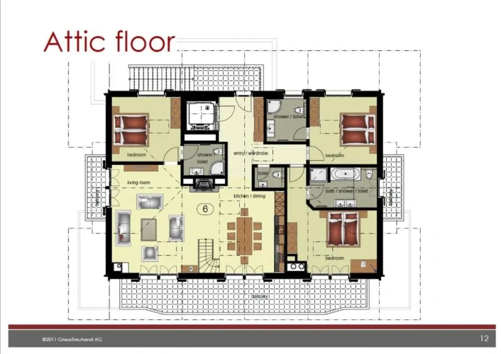4 Bedrooms Apartment