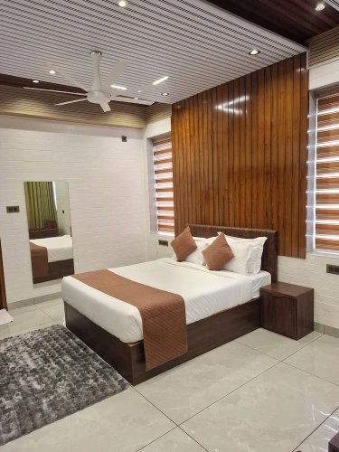 Standard Quadruple room with balcony and with mountain view