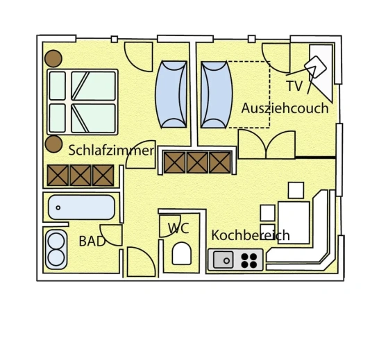 2 Bedrooms Luxury Apartment