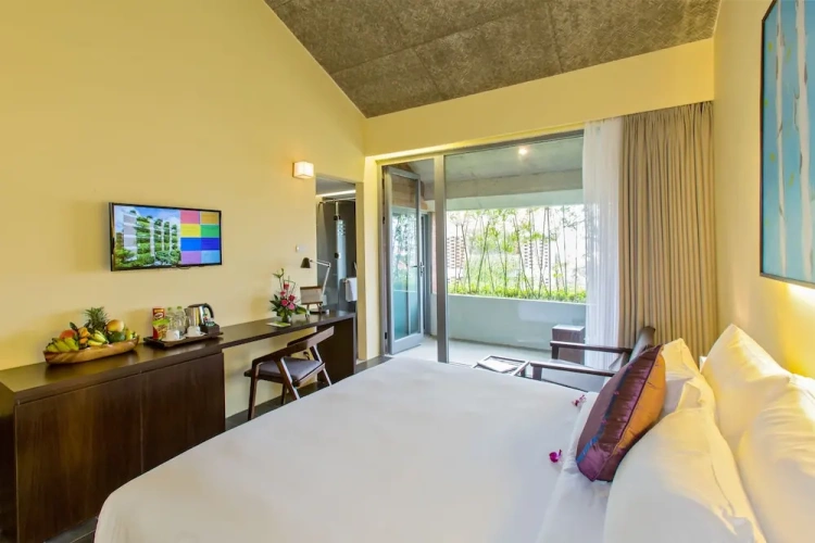 Deluxe Double room with balcony and with city view