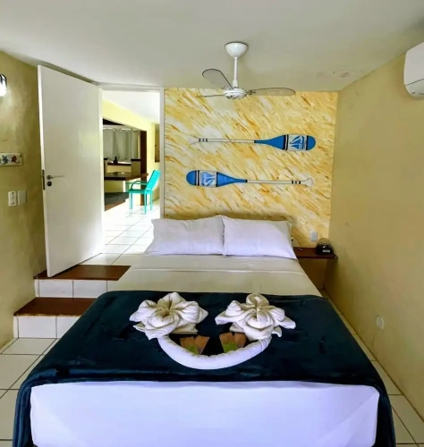 Standard Triple room with balcony and with sea view