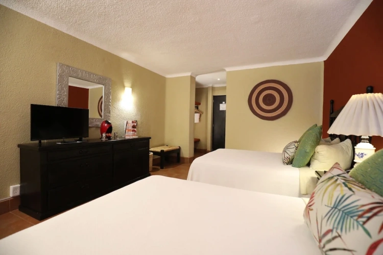 Standard Quadruple room with balcony and with view