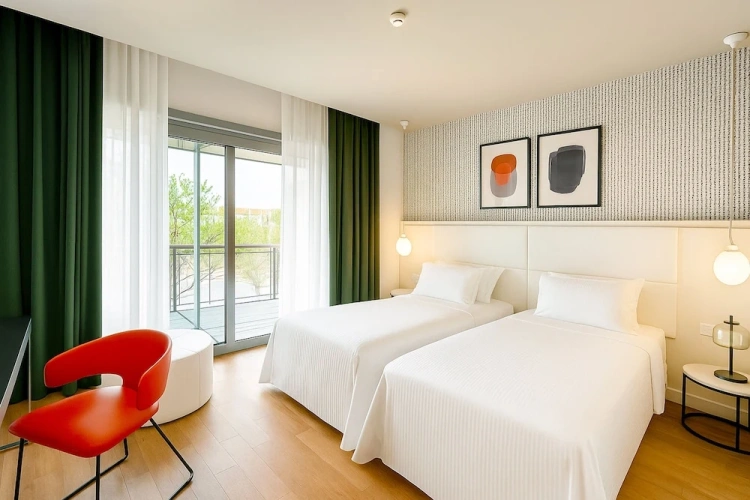 Standard Twin room with balcony