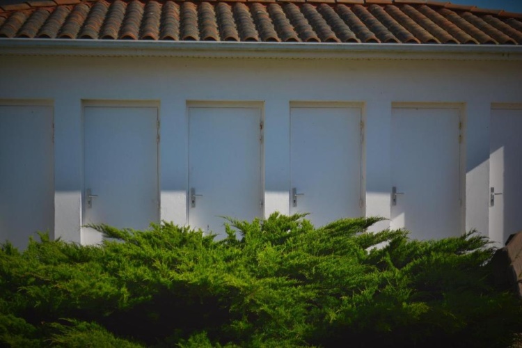 Outside
