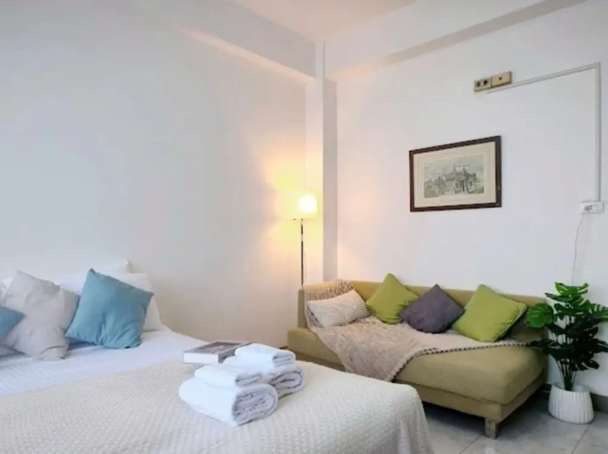 Superior room with balcony and with city view