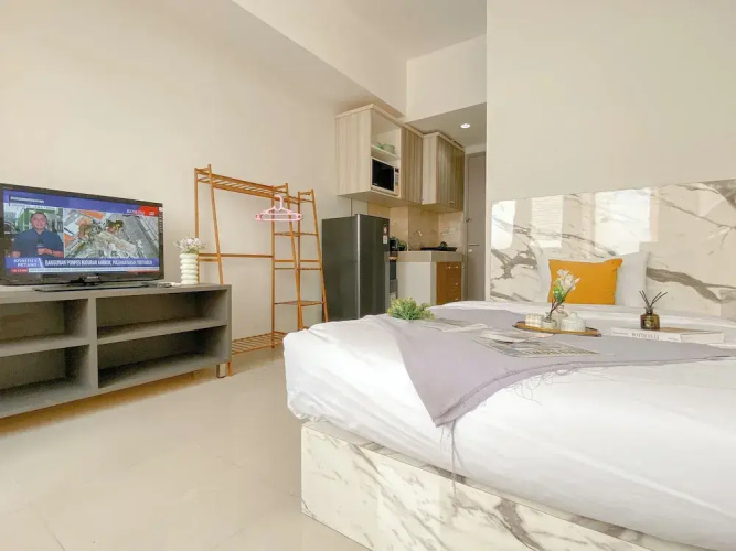 Modern Compact Studio Apartment At Vasanta Innopark