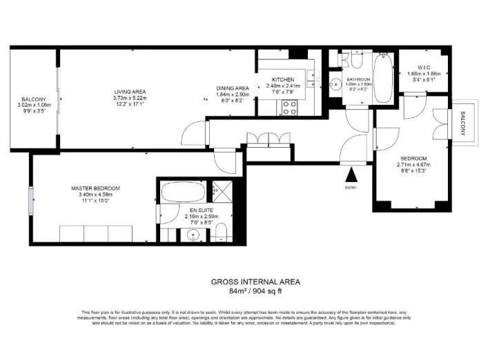 2 Bedrooms Apartment