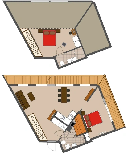 1 Bedroom Apartment with view