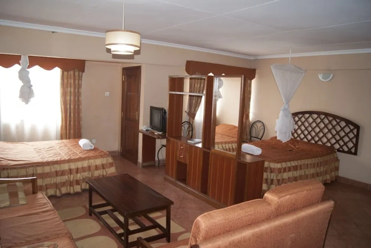 Standard Quadruple Family room with balcony and with city view