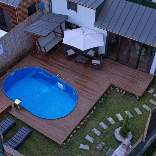 1 Bedroom Bungalow with pool view