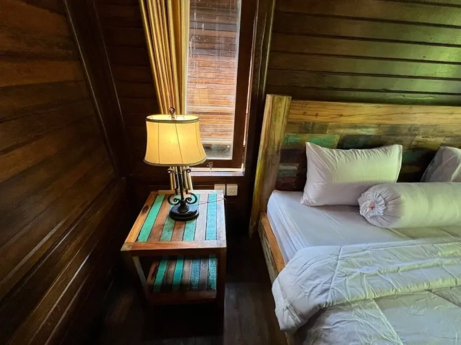 Economy Double room with balcony and with pool view