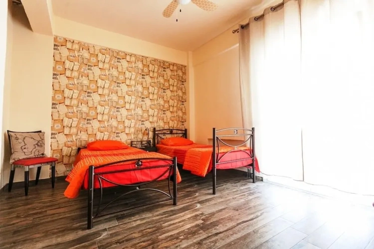 Standard Twin room with balcony and with park view