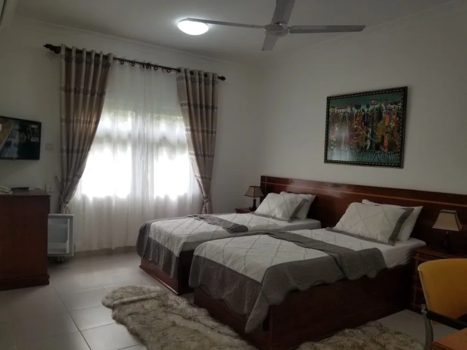 Luxury Twin room with balcony and with garden view