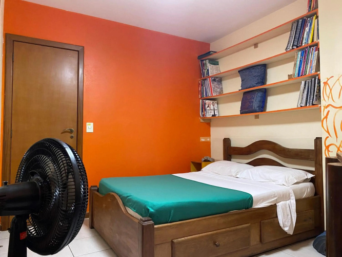 Apartamento aconchegante com vista para o mar