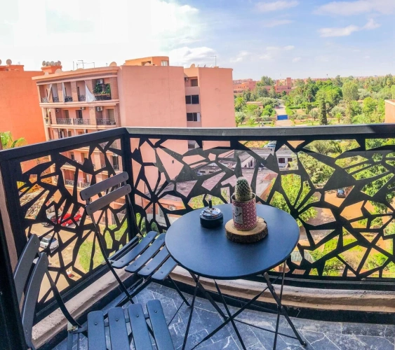 Double Apartment with balcony and with park view