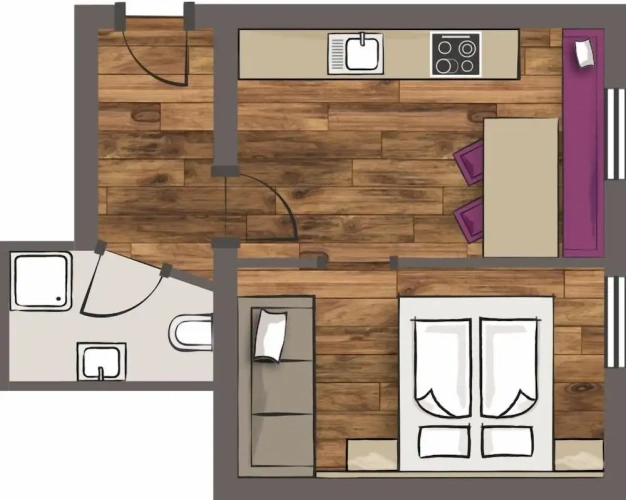 1 Bedroom Apartment