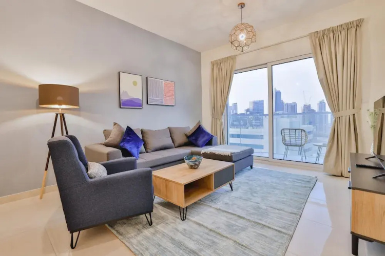 Luxe 1Bed Apt - Balcony & View
