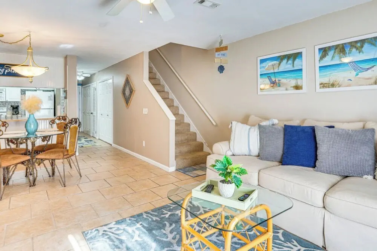Walk to Beach: PCB Gem w/ Community Pool Access!