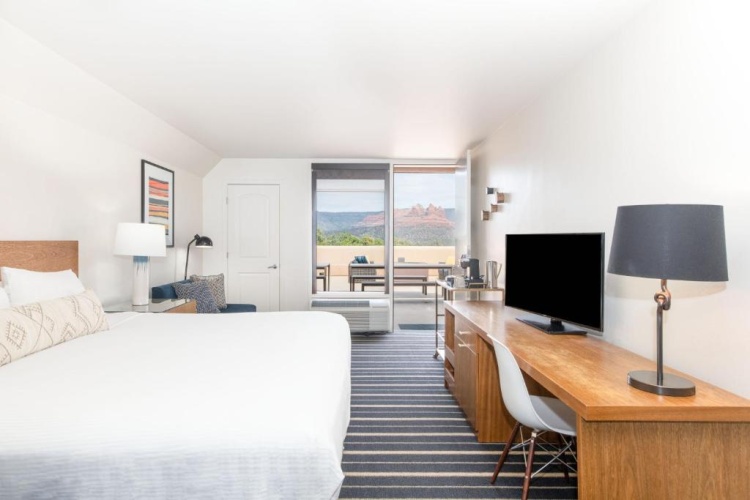 Guest room with view