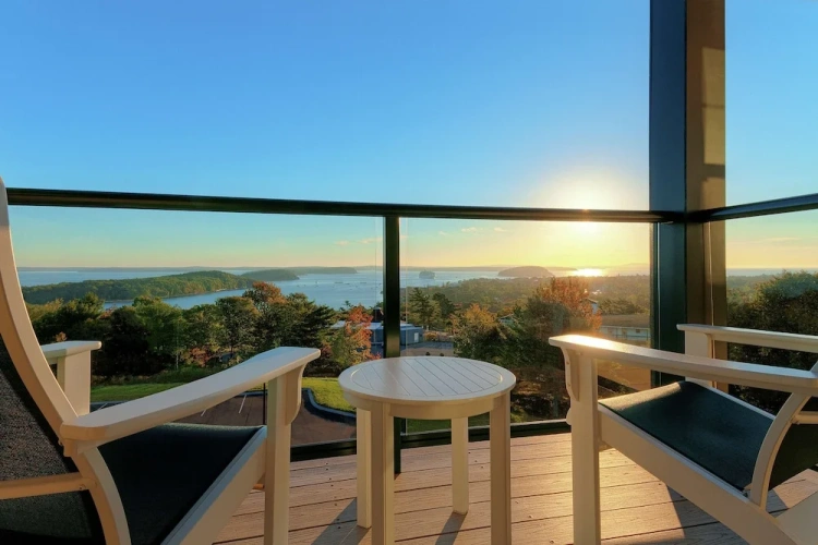 Quadruple Studio with balcony and with ocean view